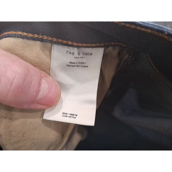 rag & bone Nina High-Rise Skinny Jeans in Carmen/Pre-owned, Sz. 26 - Picture 6 of 7
